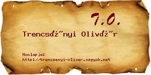 Trencsényi Olivér névjegykártya